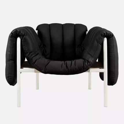 Alien Luxe PU Leather Nordic Lounge Chair: Exquisite Comfort Armchair