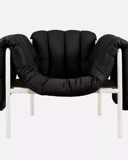 Alien Luxe PU Leather Nordic Lounge Chair: Exquisite Comfort Armchair