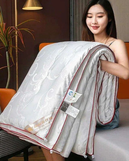 Handmade Silk Quilt with Japanese Style