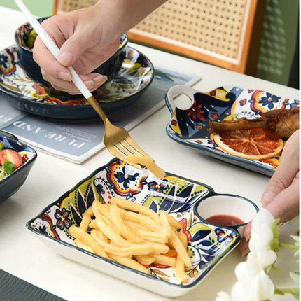 Nordic Vintage Elegance Ceramic Dining Set - Enrich Your Table with Timeless Beauty