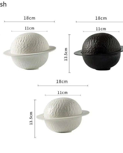 Elegant Artisan Ceramic Bowl Set with Lid and Rock Texture for Gourmet Dining