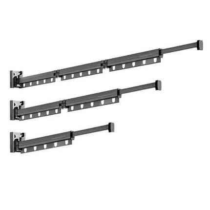 Collapsible Garment Hanging Rack for Compact Storage in Indoor & Outdoor Areas