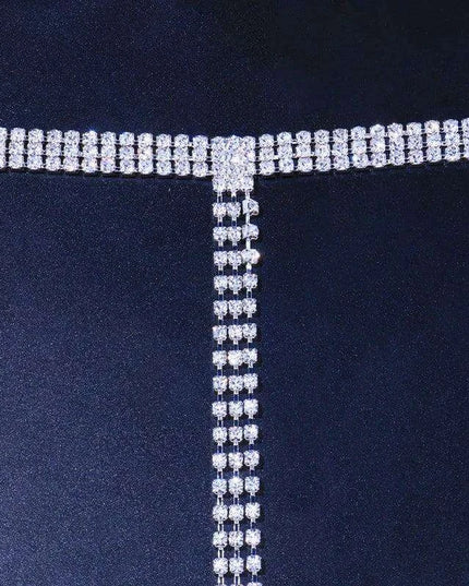 Sparkling Crystal Tassel Arm Chain Bracelet - A Chic Essential for Any Event