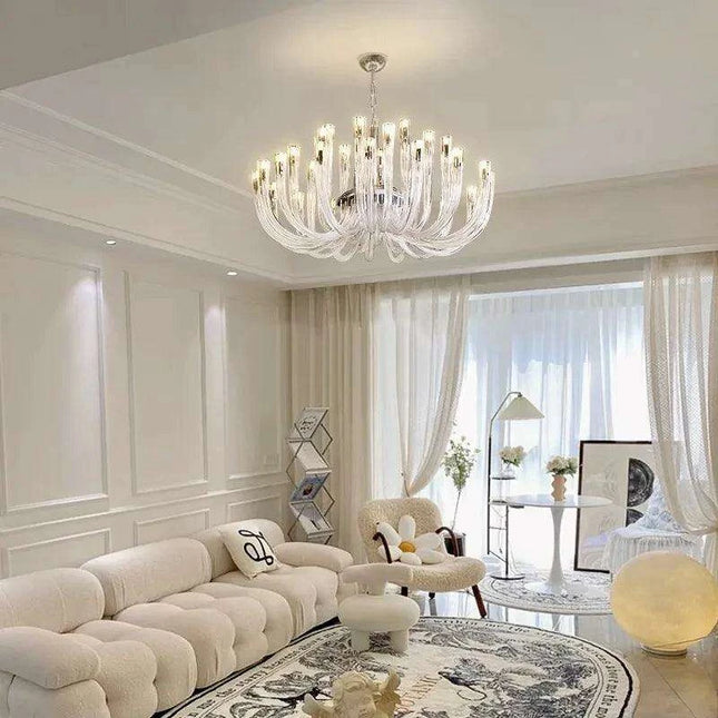 Modern Dimmable LED Chandelier Pendant Light - Elegant Indoor Lighting for Stylish Homes