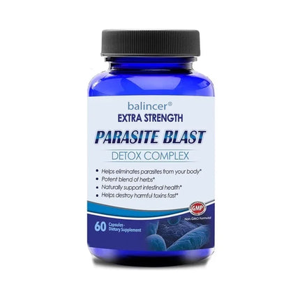 Balincer Extra Strength Parasite Blast Detox Complex — Herbal Gut & Colon Cleanse Capsules