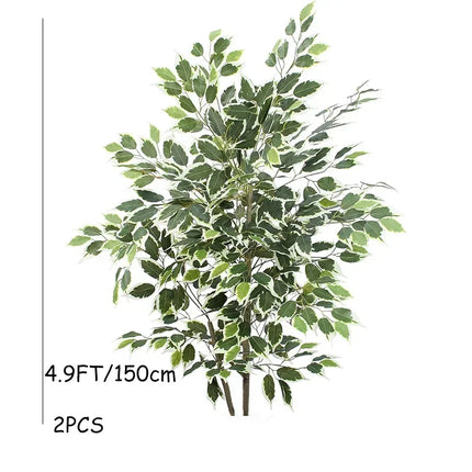 3-6FT Large Artificial Ficus Tree Fake Palm Plants Real Touch Plastic Faux Banyan Tree for Home Garden Shop Party Decor 3-6ft-large-artificial-ficus-tree-fake-palm-plants-real-touch-plastic-faux-banyan-tree-for-home-garden-shop-party-decor