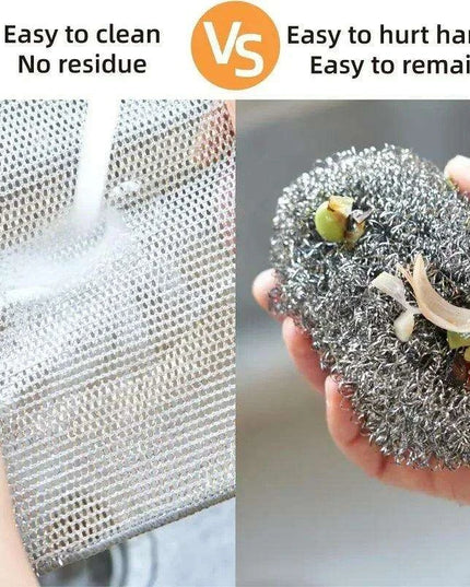 Revolutionary Double-Sided Steel Wire Cleaning Cloth for Effortless Home Maintenance