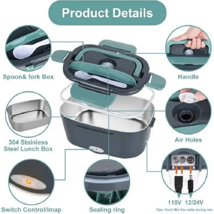 Portable Electric Lunch Box with Efficient Heating Technology