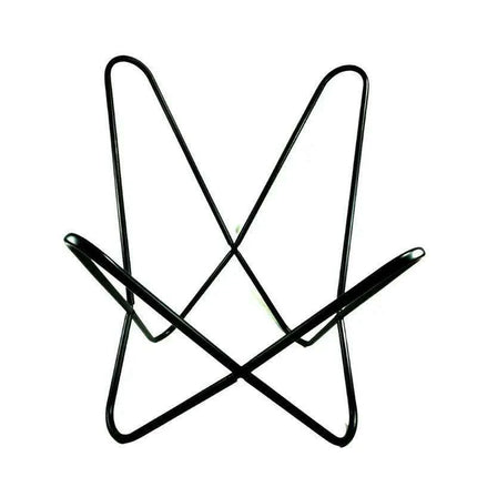 Vintage Brown Leather Butterfly Chair - Stylish Versatile Seating Addition