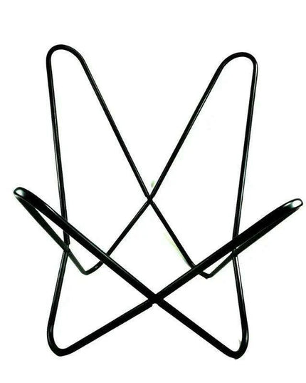 Vintage Brown Leather Butterfly Chair - Stylish Versatile Seating Addition