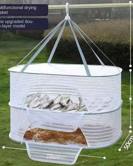 Collapsible Mesh Drying Net for Garments, Produce, and Beyond