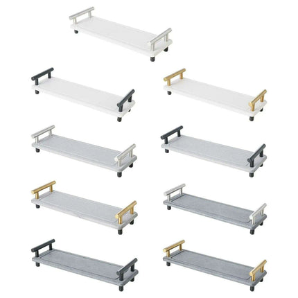 Quick Dry Stainless Steel Bathroom Sink Organizer with Soap and Sponge Holder