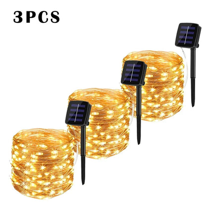 Shop1102743347 32M Solar LED Fairy String Lights - Waterproof & Twinkl