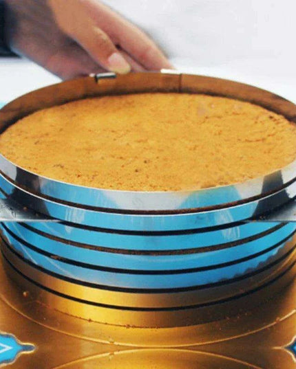Versatile Stainless Steel Cake Slicing Set for Perfect Layered Creations
