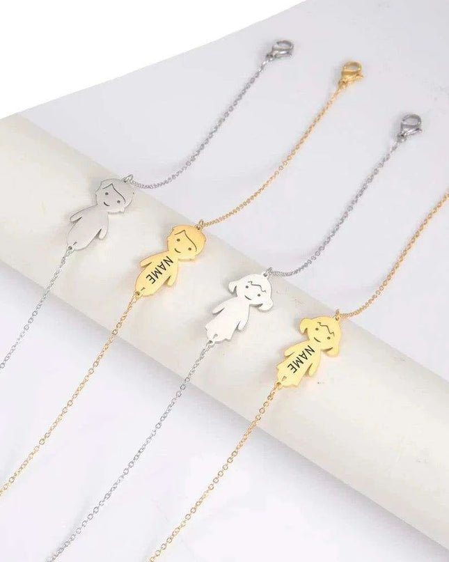 Personalized Kids' Fishhook Memory Bracelet