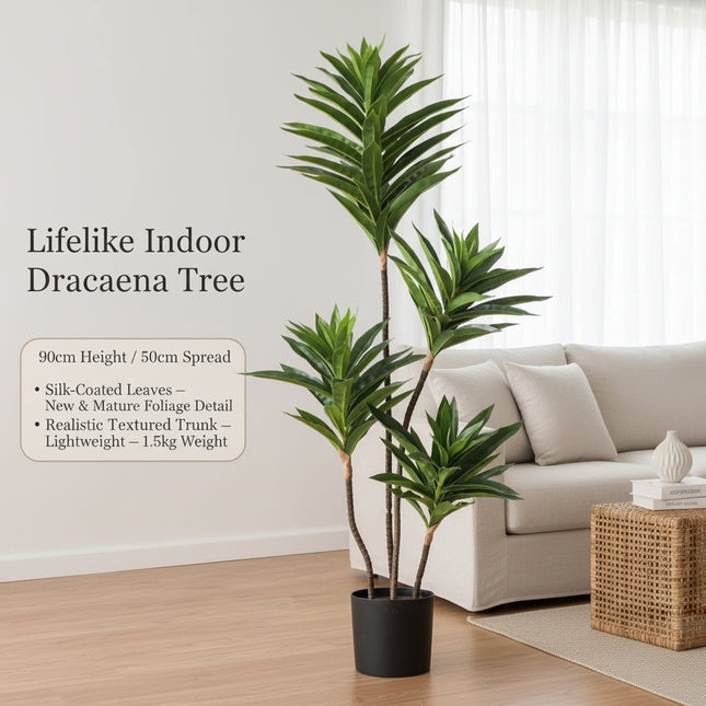 Lily Bamboo Wabi-Sabi Faux Bonsai Tree — Nordic Style, 90cm & 145cm