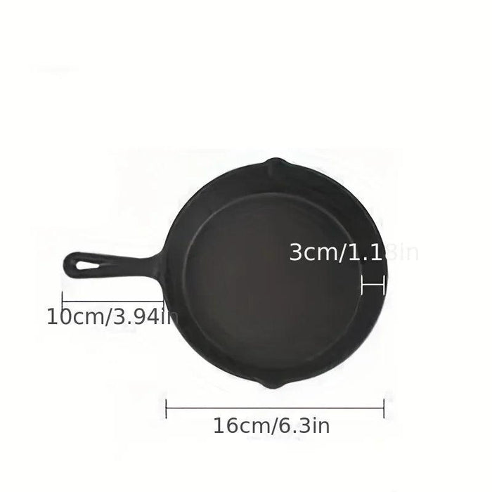 Elegant Compact Cast Iron Skillet for Culinary Mastery