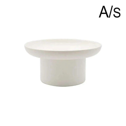 Nordic Elegance Round ABS Tray for Desserts and Home Styling