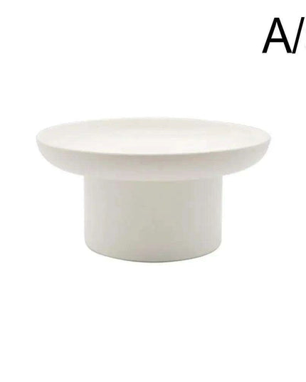 Nordic Elegance Round ABS Tray for Desserts and Home Styling