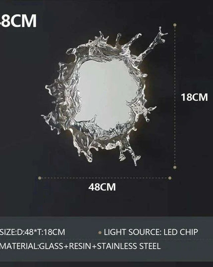 Elegant Glass Wall Sconce: A Stylish Addition to Contemporary Home Decor