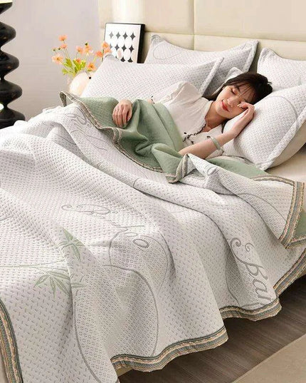 Elegant Summer Jacquard Airable Duvet Blanket