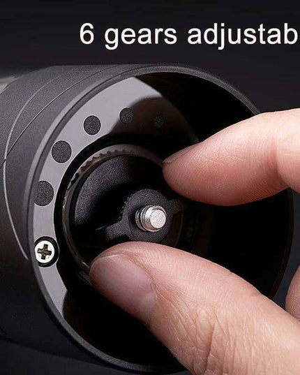 LED Electric Spice Mill Set - 6 Adjustable Grinding Modes for Seasoning Perfection