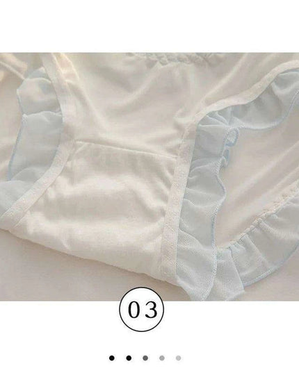 Luxe Lace Seamless Cotton Briefs for Women - 5-Pack