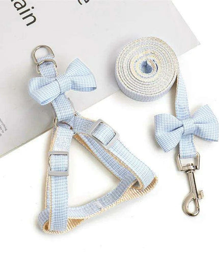 Adorable Starfish-Themed Adjustable Harness and Leash Set for Small Pets