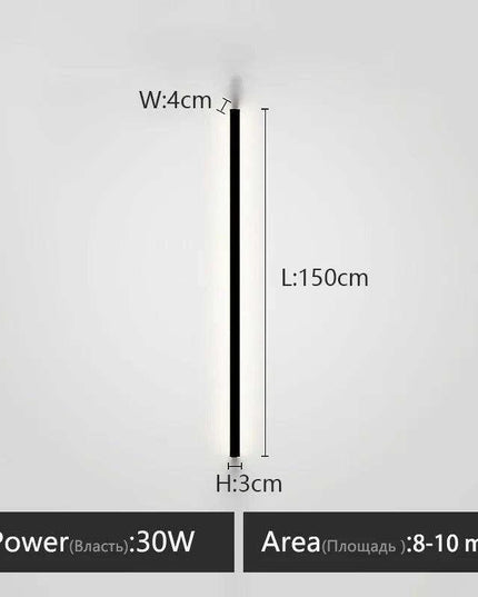 Sleek Scandinavian LED Wall Sconce with Customizable Lighting Options