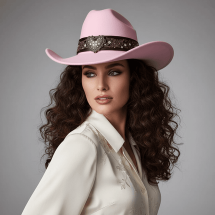 Classic Waterproof Cowboy Hat with Unique Cowhead Detail - Trendy Straw Sun Protection Accessory