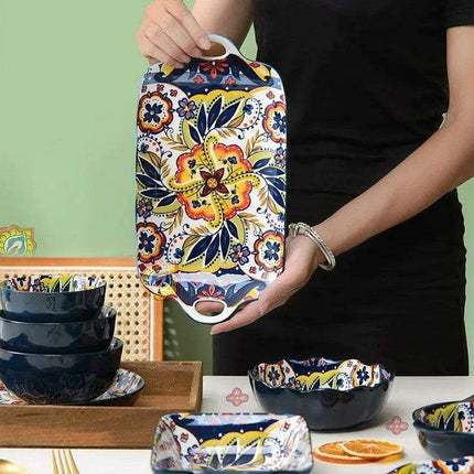 Nordic Vintage Elegance Ceramic Dining Set - Enrich Your Table with Timeless Beauty