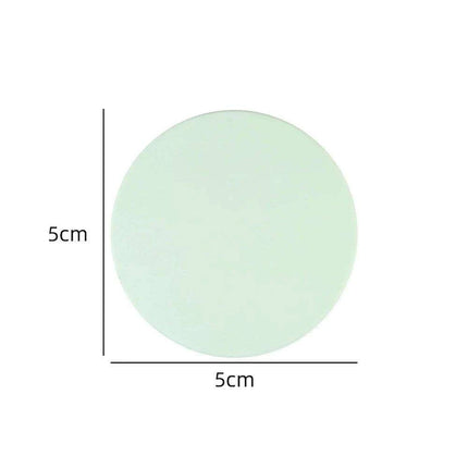 Self-Adhesive Silicone Door Handle Bumpers - Elegant Shock Absorbing Wall Protectors (Single Unit)