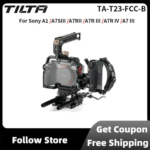 Sony a7 Series Full Camera Cage Kit- with Protective Armor and Quick Release Top Handle