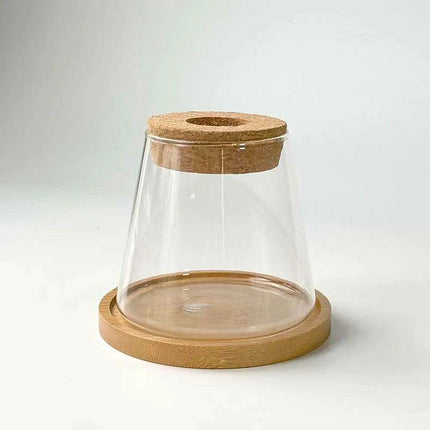 Chic Hydroponic Glass Vase - Modern Mini Planter for Stylish Home Decor