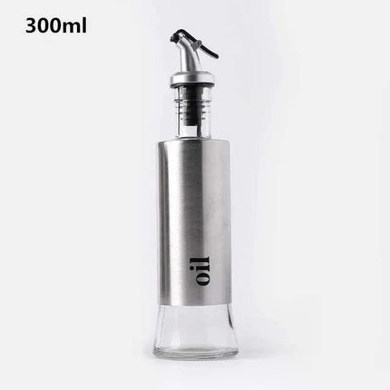 Chic Stainless Steel and Glass Oil and Vinegar Dispenser: A Culinary Must-Have
