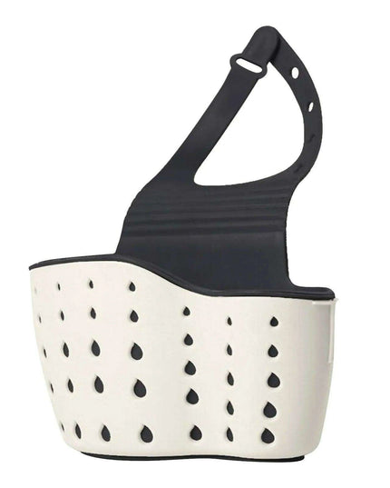 Suction Cup Sink Organizer with Trash Rack - Innovative Kitchen Storage Solution