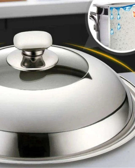 Premium Universal Stainless Steel Lid for Enhanced Cooking Performance