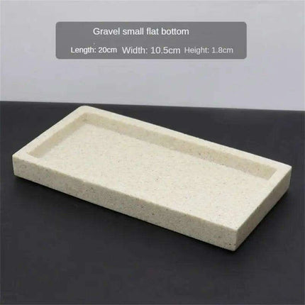 Chic Resin Marble Tray Set for Elegant Bathroom and Bedroom Organization