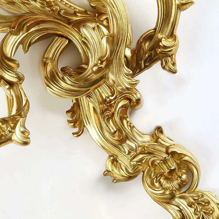 European Rococo Antique Brass Wall Light - Elevate Your Home's Elegance
