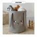 Elegant Flip-Lid Laundry Organizer Box in White