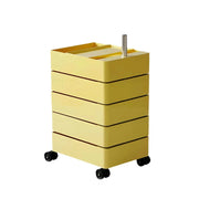 360-Degree Rotating Multi-Layer Storage Organizer - Stylish Movable Cabinet for Magazines and Cosmetics