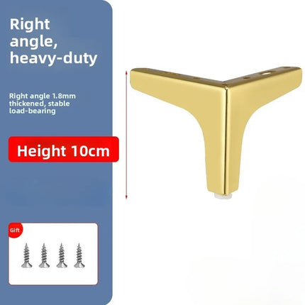 Metal Furniture Legs Replacement Feet Gold Black Silver Steel Foot Pads for Sofa Table Cabinet TV Stand DIY Hardware Support Leg metal-furniture-legs-replacement-feet-gold-black-silver-steel-foot-pads-for-sofa-table-cabinet-tv-stand-diy-hardware-support-leg