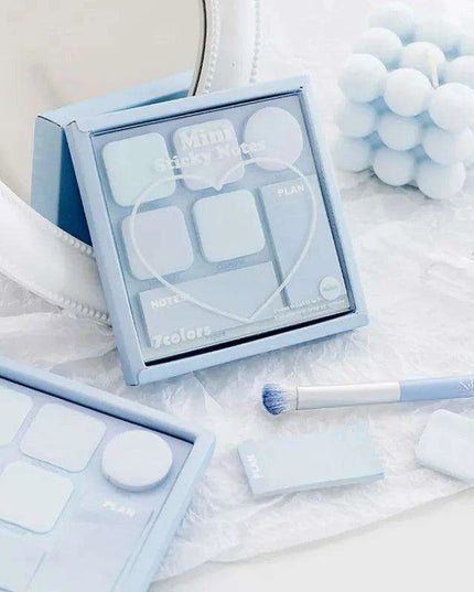 Elegant Macron Color Mini Sticky Note Set - Faint Secret Collection, 210 Sheets for Creative Expression and Everyday Reminders