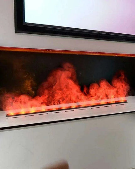 Customizable Smart Electric Fireplace Insert for Commercial Use: Sizes Ranging from 70cm to 200cm with Advanced Features