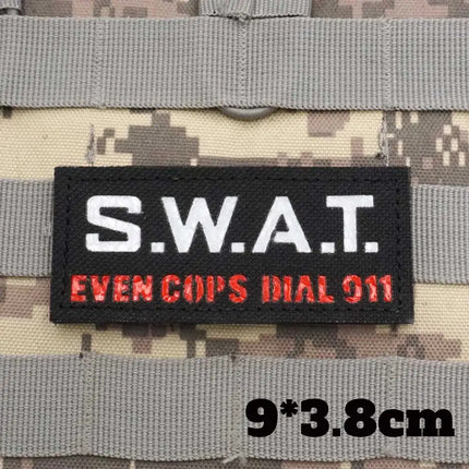 CR Tactical Store Reflective S.W.A.T Tactical Armband Patch with Hook