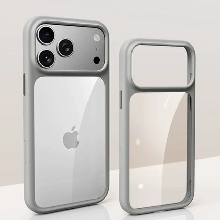 Smart Camera Touch Button Crystal Clear Blackplate Phone Case For iPhone 18 17 Pro Max 18Pro Soft Silicone Edge Shockproof Cover smart-camera-touch-button-crystal-clear-blackplate-phone-case-for-iphone-18-17-pro-max-18pro-soft-silicone-edge-shockproof-cover