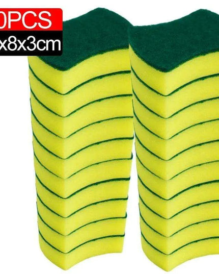 Super-Absorbent Versatile Cleaning Sponges - Effective Dish Brushes for Stubborn Stains and Pot Scrubbing (Multiple Pack Sizes Available)