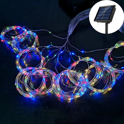 Solar LED Curtain Fairy Lights – Waterproof & Auto Dusk-to-Dawn