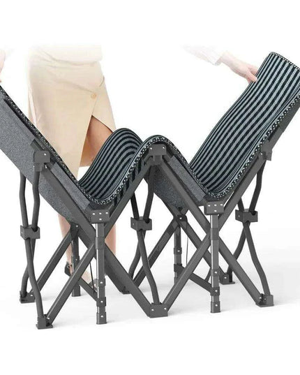 Premium Comfort Folding Camping Cot with Superior Stability and Temperature Control for Adults
