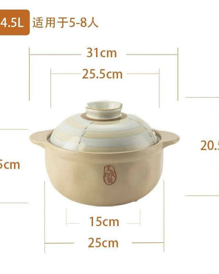 Authentic Japanese Clay Cookware Set for Exquisite Home Cooking